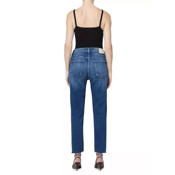 Citizens Of Humanity Palma Straight Raw Hem Jean in Ambry - Picture 2 of 10
